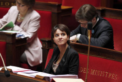 Najat Vallaud-Belkacem à l'Assemblée nationale